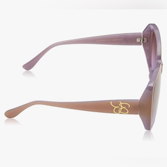 Jessica Simpson lilac nude J5839 Oversized Butterfly Uv400 Protection Sunglasses main image 6